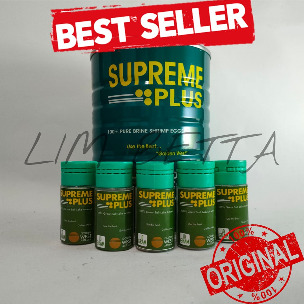 Artemia Supreme 10 Gram / Artemia Supreme Plus 10 gram / supreme plus