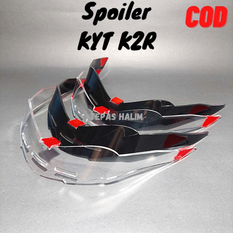 spoiler kyt k2 rider / spoiler kyt k2r / spoiler kyt k2 rider 2d / spoiler kyt k2 /