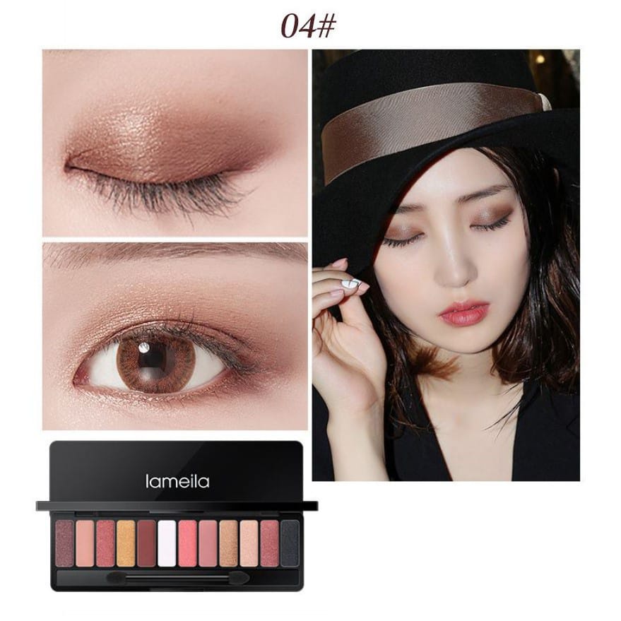 LAMEILA 1111 EYESHADOW PALETTE 12 WARNA/ EYESHADOW 12 WARNA