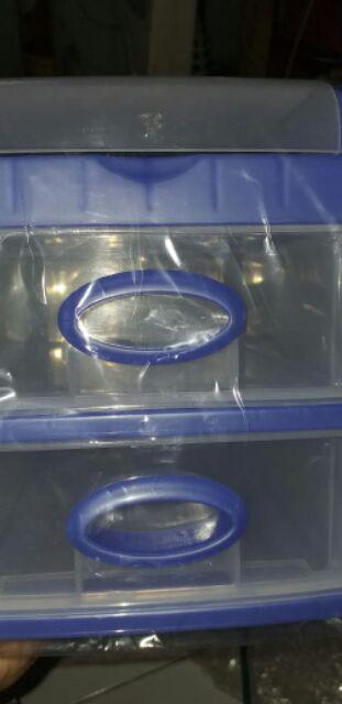 Shinpo Mini Container / Mini  Container / Laci Mini 2 Susun / Laci Plastik Serbaguna