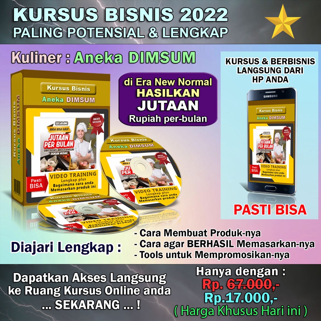 

TRAINING BISNIS KULINER : ANEKA DIMSUM