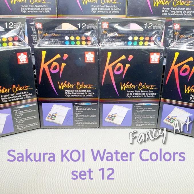 

Sakura Koi Water Color Pocket Set 12 + Brush Terlaris