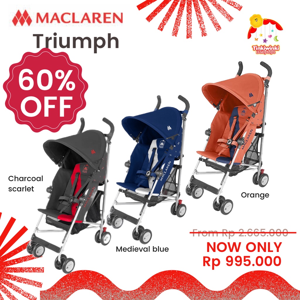 SUPER SALE 50% OFF - STROLLER MACLAREN TRIUMPH