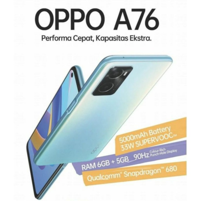 OPPO A76 RAM 6/128GB | OPPO A76 RAM 11/128GB | A53 4/128 GARANSI RESMI OPPO INDONESIA