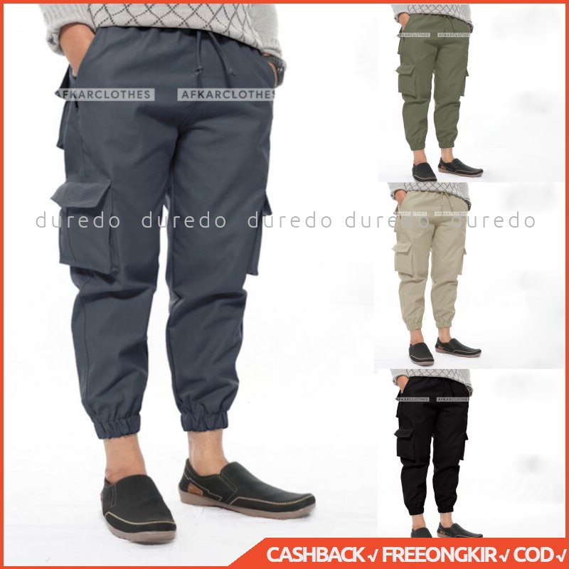 AFKAR Celana Jogger Kargo Outdoor Cargo Pants JGRE