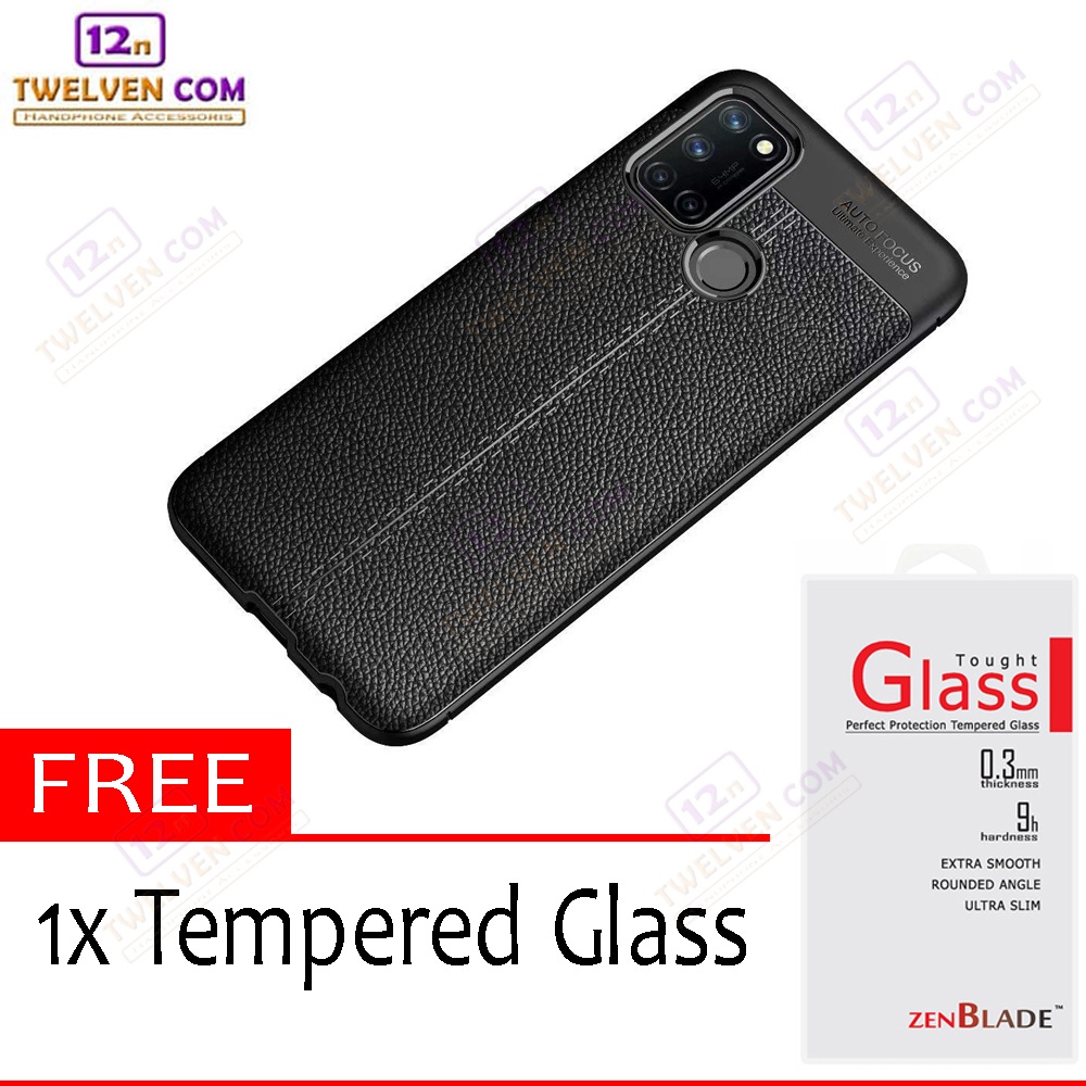 [FLASH SALE] Case Auto Focus Softcase Realme 7i - Free Tempered Glass