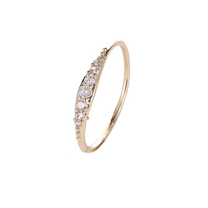 ✿AYN✿K27 Cincin Simple Sterling Silver Hias untuk Wanita / Perhiasan Wanita Cincin Wanita