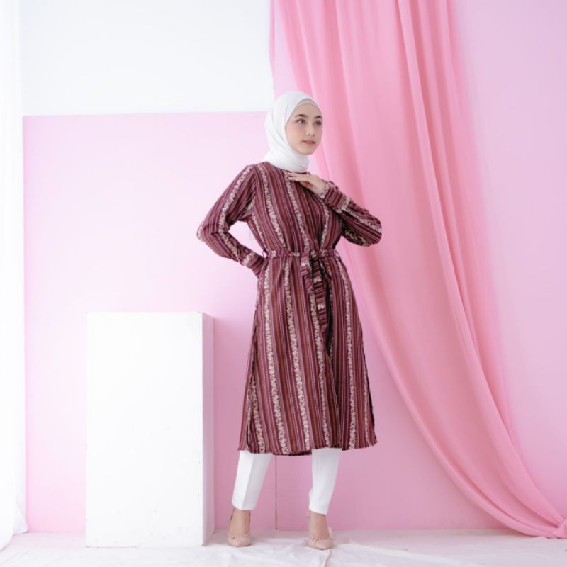 Tunik Prada Crepe / Atasan Muslim Wanita