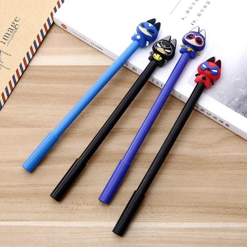 Pulpen anak lucu karakter superhero / pen lucu motif superhero