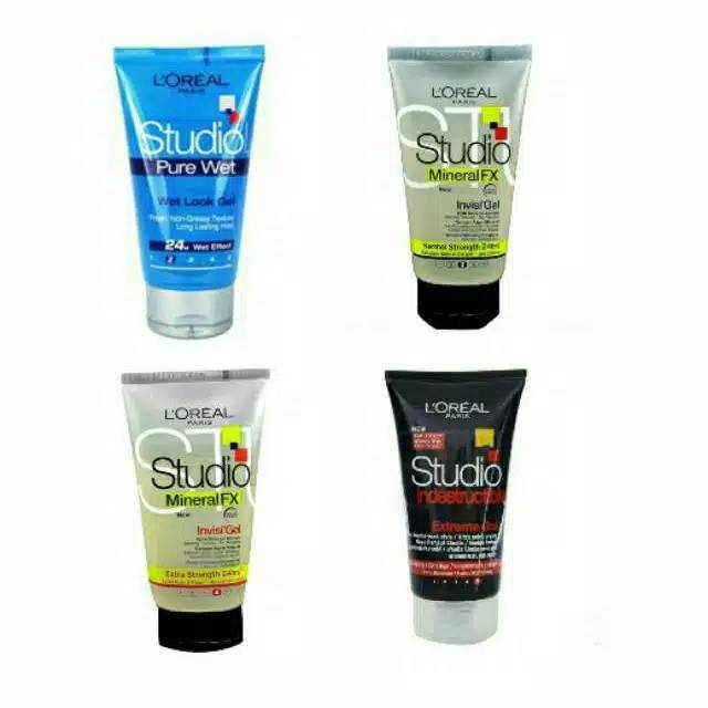 L'Oreal Studio Line Hair Gel 150 Ml Pomade Rambut L'oreal Pure Wet