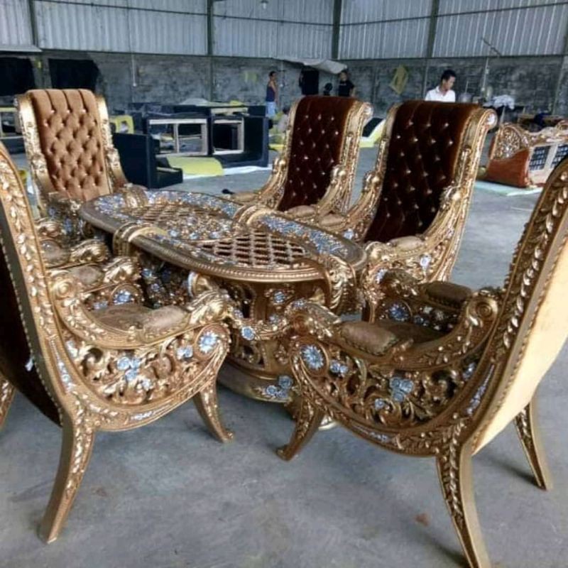 meja makan ukir mewah meja makan sultan ukir jepara