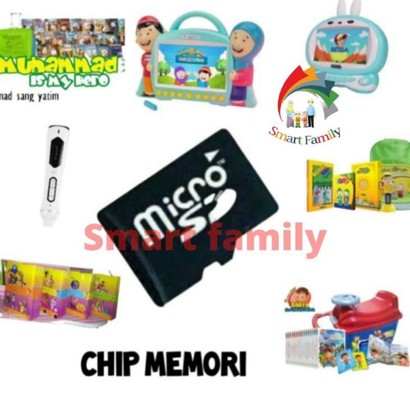 Chip Memory SD Card Little Abid,Smart Hafiz,Mmkids