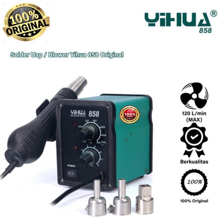 Blower / Solder Uap / Hot Air manual &amp; digital Original