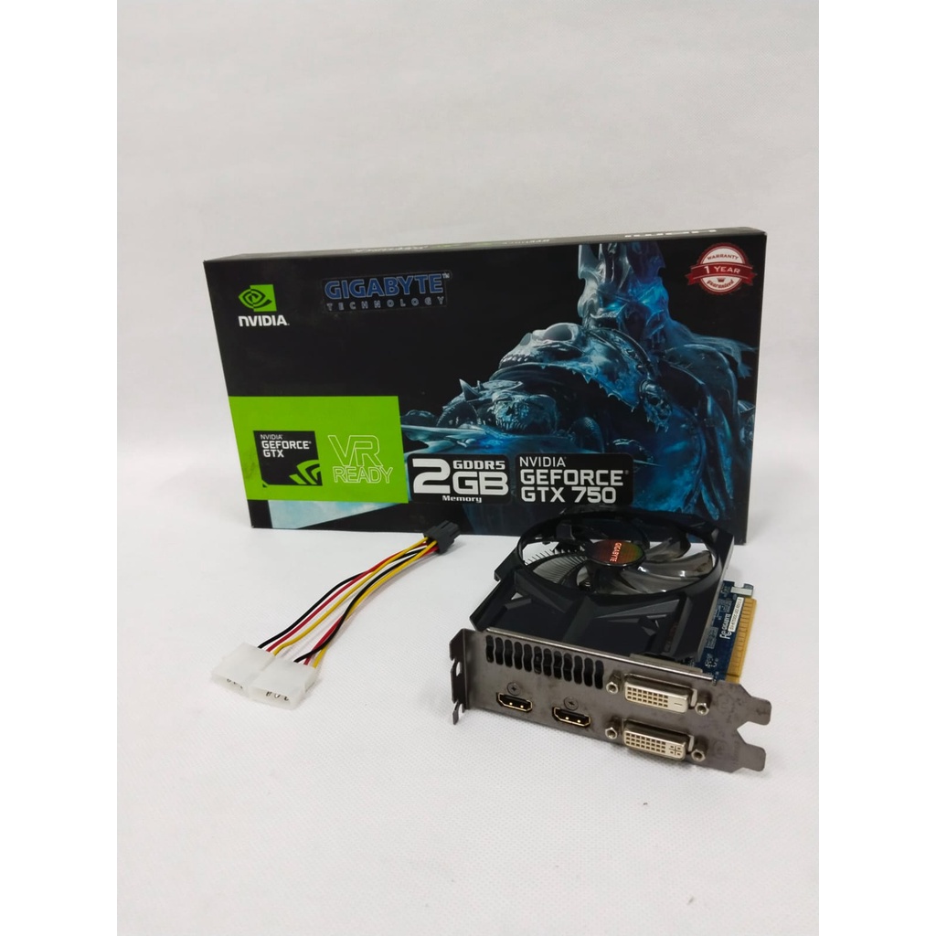 VGA CARD GIGABYTE GTX 750 2GB DDR5 128 BIT