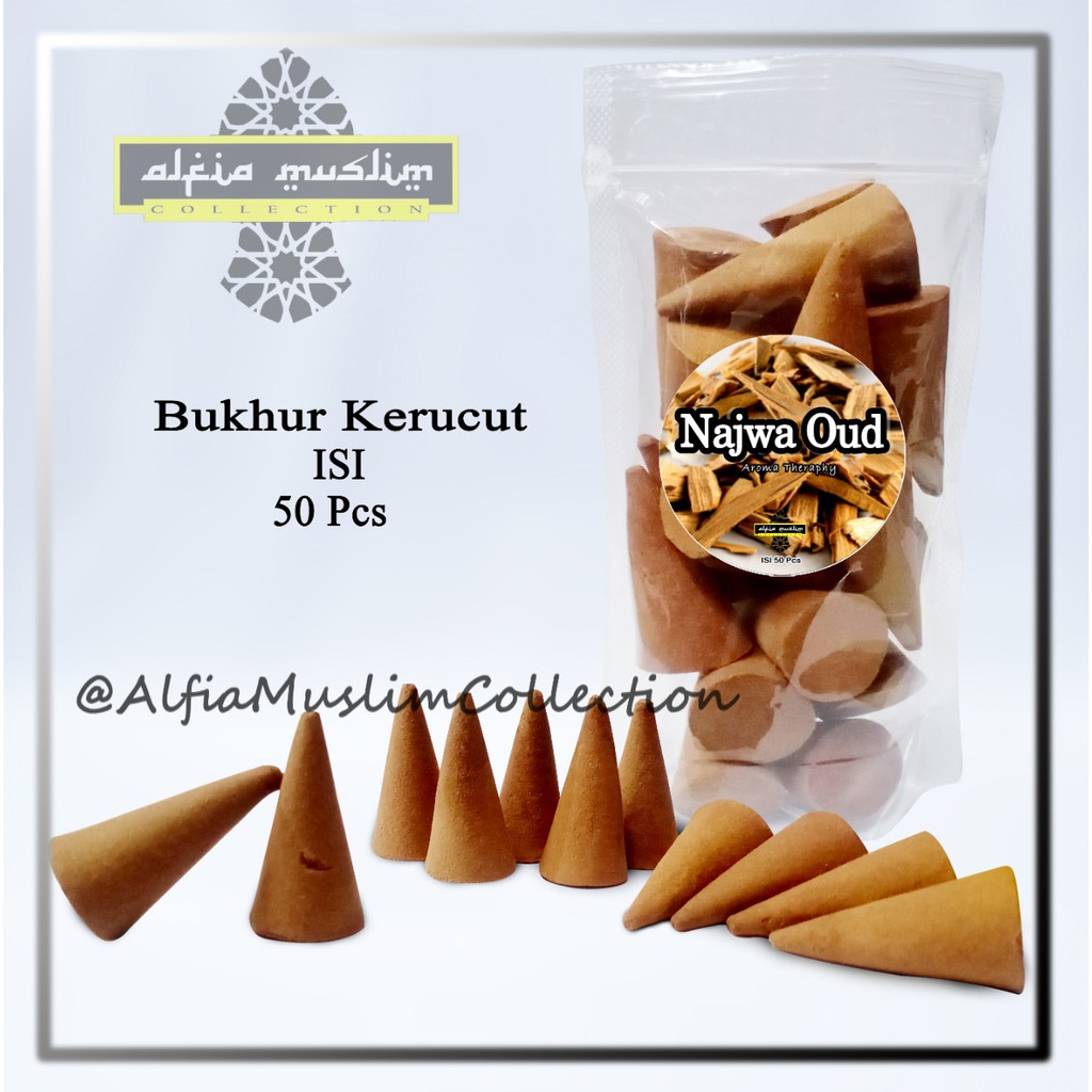 Buhur Kerucut Bukhur Gahru Bakhor Dupa Cone Pengharum Ruangan isi 25 pcs