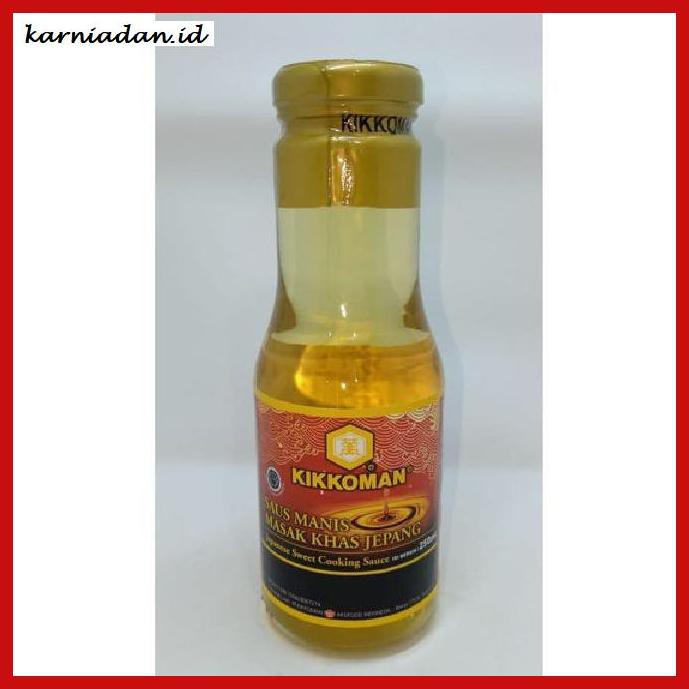 

gnidderdsaus- kikkoman mirin halal. japanese sweet cooking sauce 250ml -asliiiiii.