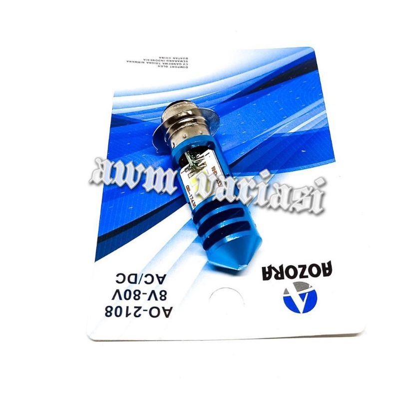 New Lampu motor depan H6 AC DC WARNA PUTIH NYAL motor matic bebek atau universall all motor warna rondom