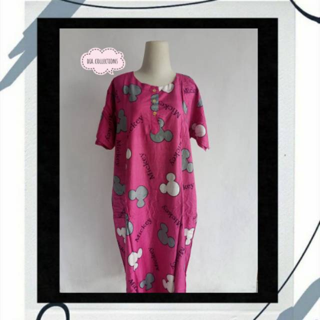 Daster midi jumbo (Honey bee - ice cream)