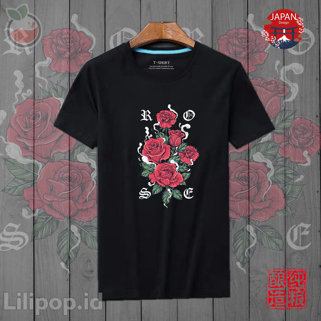 Lilipop Kaos Tshirt Pria Wanita Unisex Baju Distro Basic Lengan Pendek Cowok Kasual