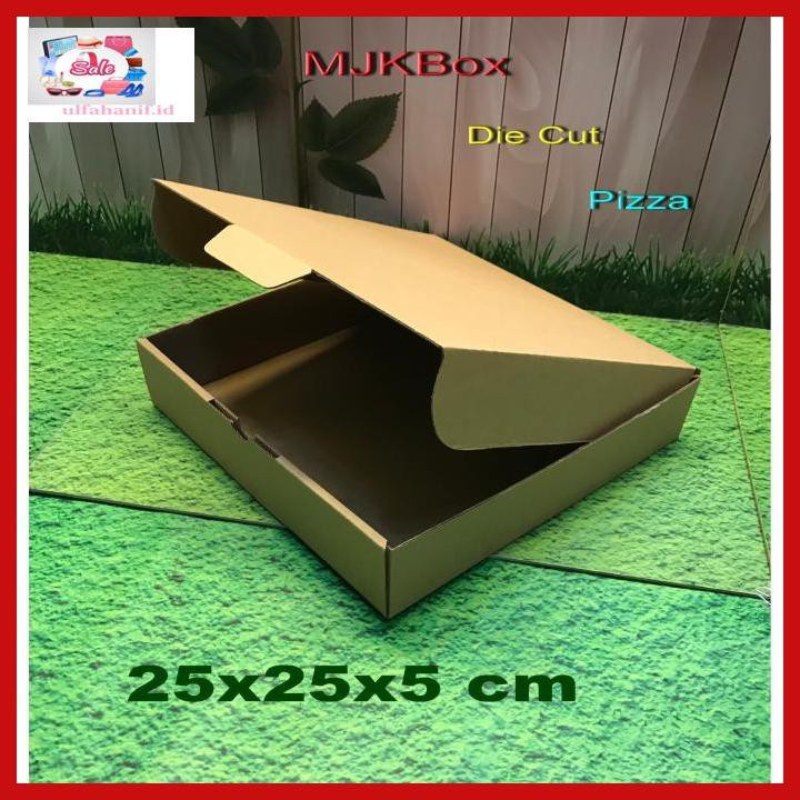 

Fr7T799- Kardus Karton Box Uk. 25X25X5 Cm....Model Pizza...Baru Polos Ghighk-