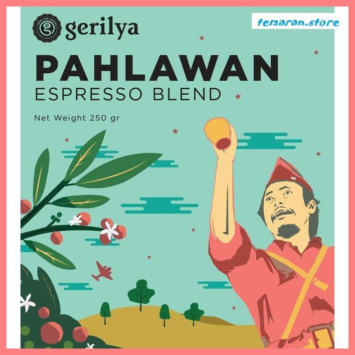

Kopi- Pahlawan Blend Arabusta 250 gram -Biji-Kopi.