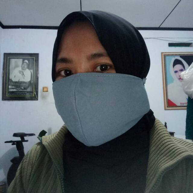 Masker kain kaos, masker kain hijab, masker kain grosir