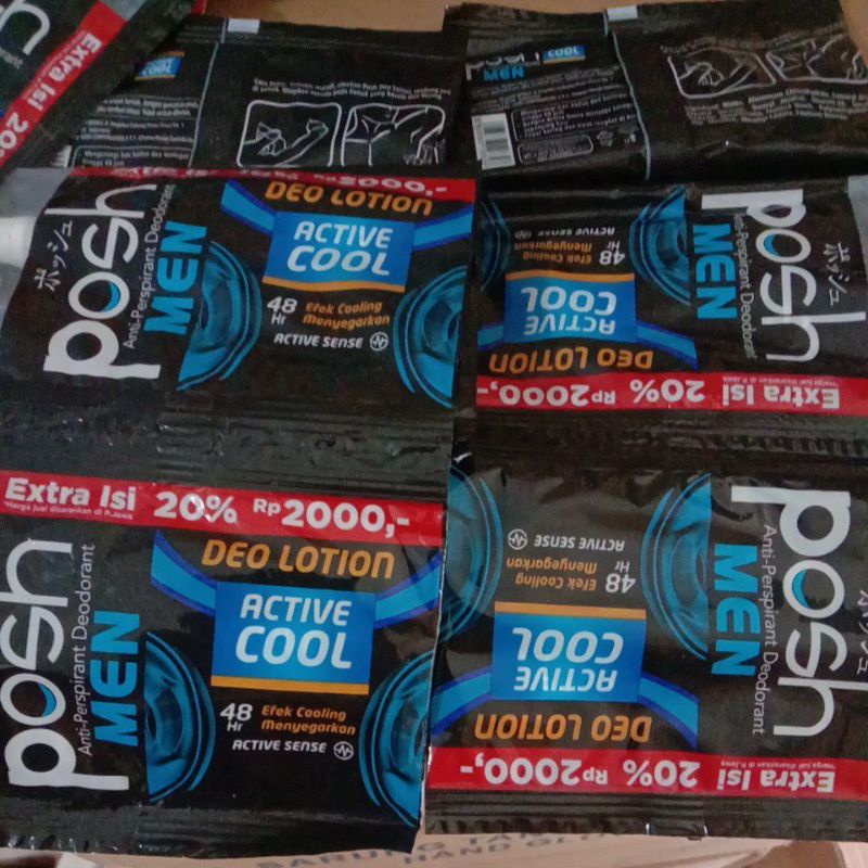 Deo Lotion / Posh Men sachet / 2000 an