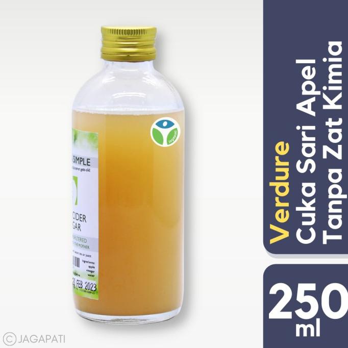 

TERMURAH Verdure - Apple Cider Vinegar - Cuka Sari Apel 250ml Kode 318