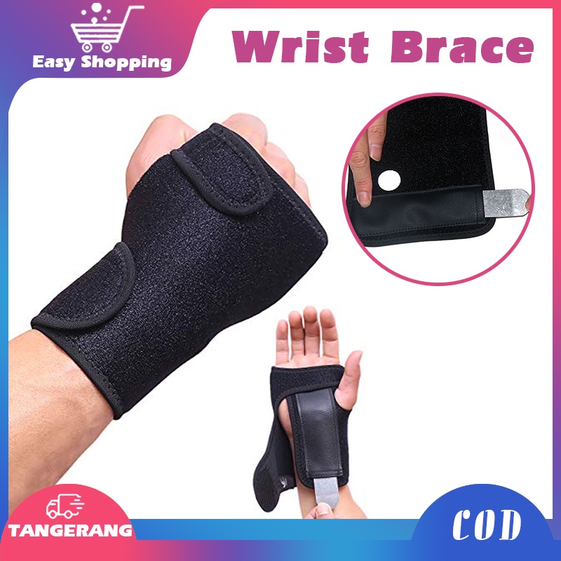 Carpal Tunnel Splint Wrist Brace Deker Pergelangan Tangan Belat Pergelangan Tangan Bracer