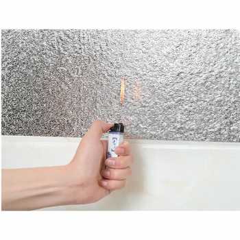 Wallpaper Dinding Dapur Aluminium Foil / Stiker Wallpaper Kitchen Anti Minyak Waterproof 100x60 cm