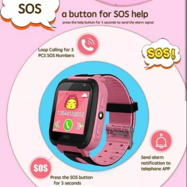 Smartwatch Anak anak + GPS