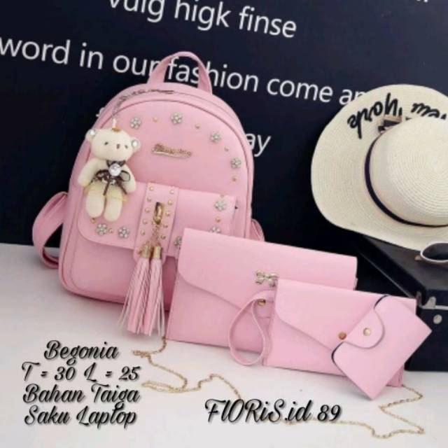 Tas Wanita Rancel Gucci GG birdella Style Nylon Code : WB VC BC 6317/9987
