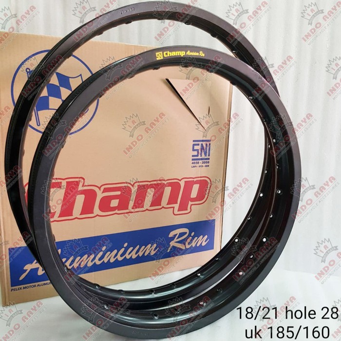 Velg Velek Pelek Jari Jari CHAMP 185 160 ring 17 Limited