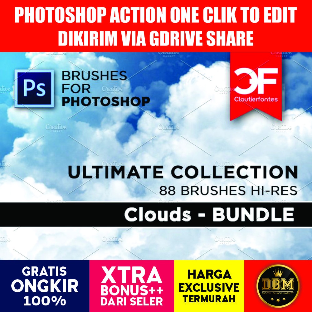 Ultimate Clouds brushes Collection - Photoshop