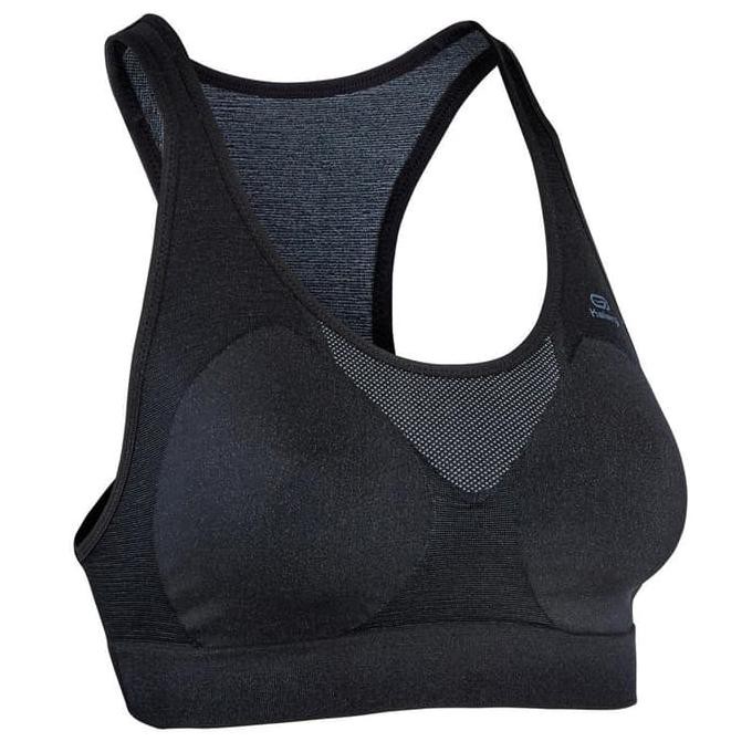 Kalenji Sport Bra Running Black Wanita Dewasa Decathlon 8563081 - XS