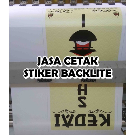 

Jasa Cetak Stiker Backlite