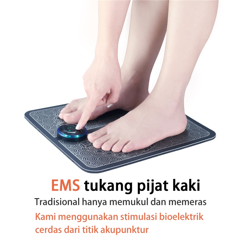 EMS Foot Massage Mat / Pijat Kaki EMS Pad Mat/Bantalan Pijat Kaki/Pijat Kaki Terapi