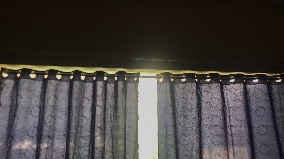 Tiang Tirai Stainless Lurus Tanpa Sekrup 140cm - 260cm