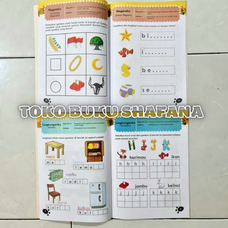 Buku Pintar Paud / TK A - Sesuai Kurikulum 2013 Tematik Terpadu - Buku Anak