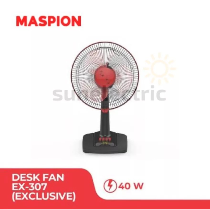 MASPION Kipas Angin Meja 12 Inch EX 307 / Deskfan - Garansi 3 Tahun