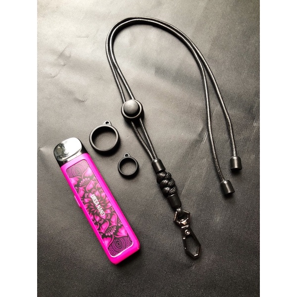 New Lanyard pods tali kulit korea 3mm tali hp pods holder gantungan Hp Usb lanyard id card