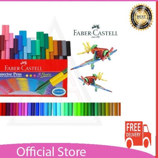 

✲ Spidol (Connector Pens) Faber Castell 20 Warna ➥