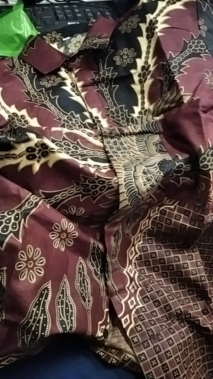 Size M L Xl Xxl Bswart Batik Hrb026 Kenongo Hem Pendek Padi Pekalongan M L Xl