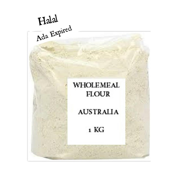 

vikriyansatyaveta5694 Whole Meal Flour from Australia 1kg / Tepung Gandum TERLARIS TERPERCAYA ORIGINAL