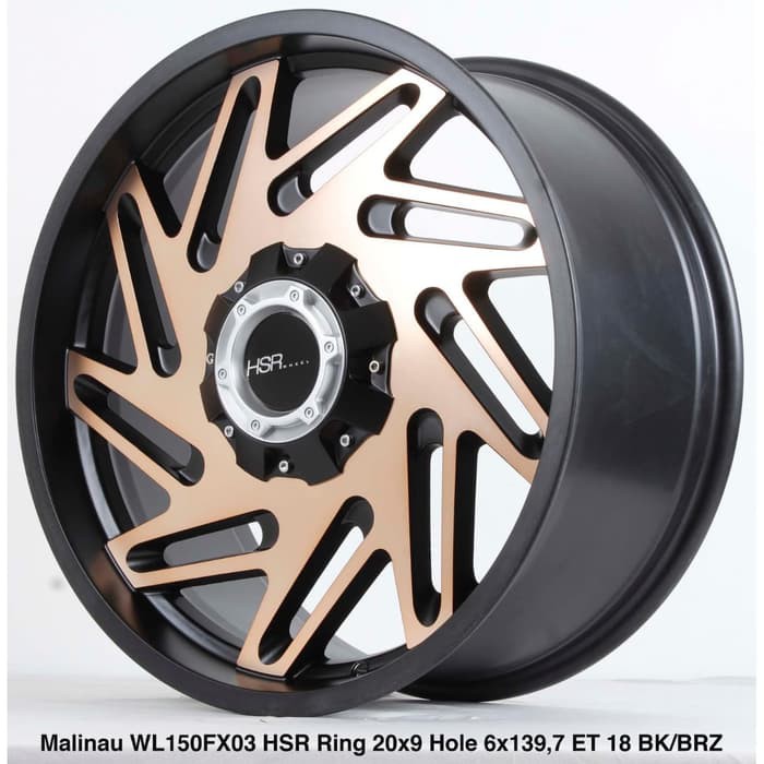 VELG MALINAU WL150FX03 HSR R20X9 H6X139,7 ET18 BK/BRONZE