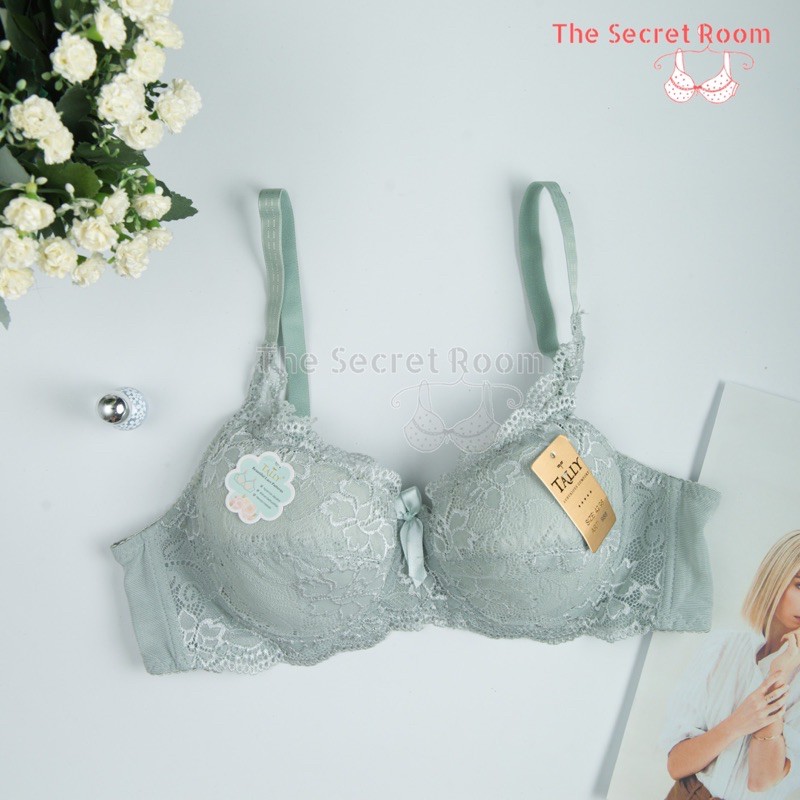 TALLY BRA BH 988 I CUP C | ADA KAWAT I BUSA SANGAT TIPIS | BAHAN RENDA ANTI GATAL | SIZE 36 - 42