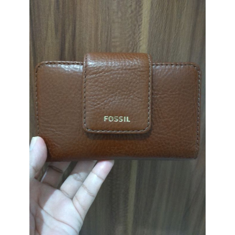 Dompet Wanita Fossil Madison Multi Medium Brown