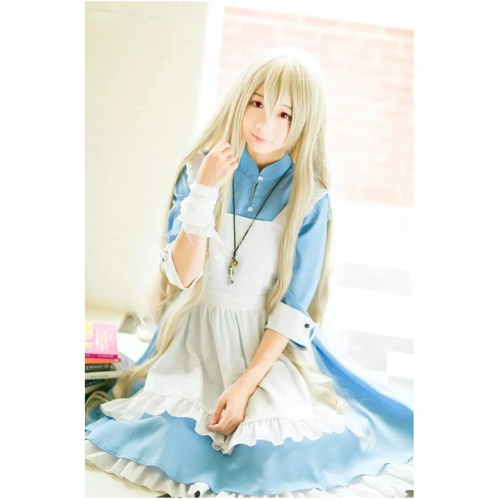 2pcs Set Kostum Dress Kartun Anime Jepang Karakter Gadis Cantik 2pcs Set Kostum Dress Kartun Anime Jepang Karakter Gadis Cantik