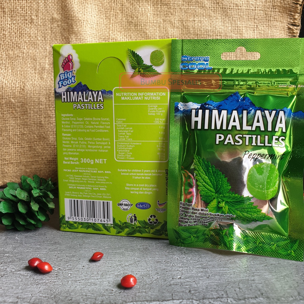 Himalayan Pastilles Peppermint - Permen Himalaya Pastiles