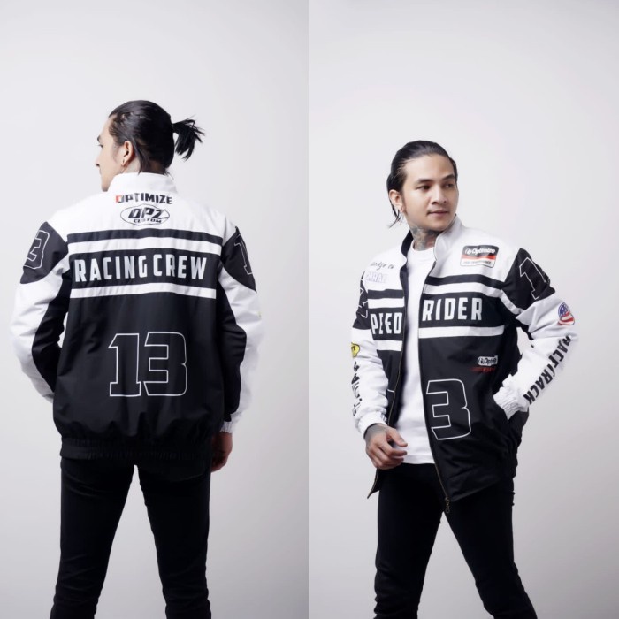 Terlaris Jaket Nascar Pria Optimize Rider - Jaket Racing Pria - Nascar Jacket - NSCR-RDR 01, M
